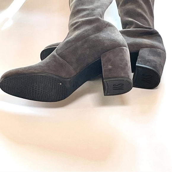 10.5 Stuart Weitzman Genna Suede Over-the-Knee Boot (Women) - Picture 5 of 6